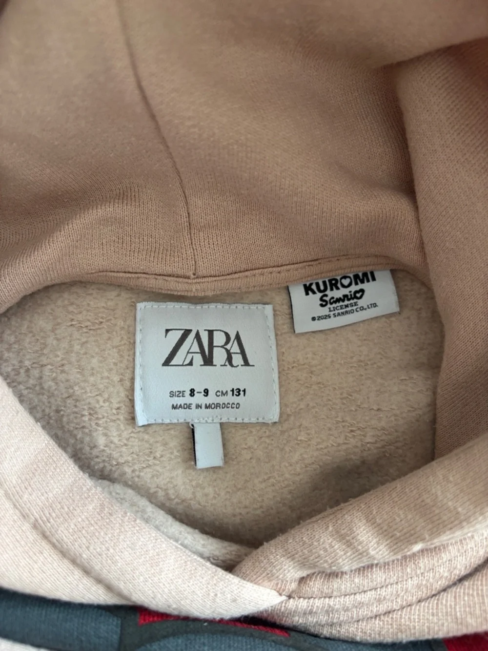 Zara Pink Kuromi Heart Graphic Hoodie - Picture 3 of 3